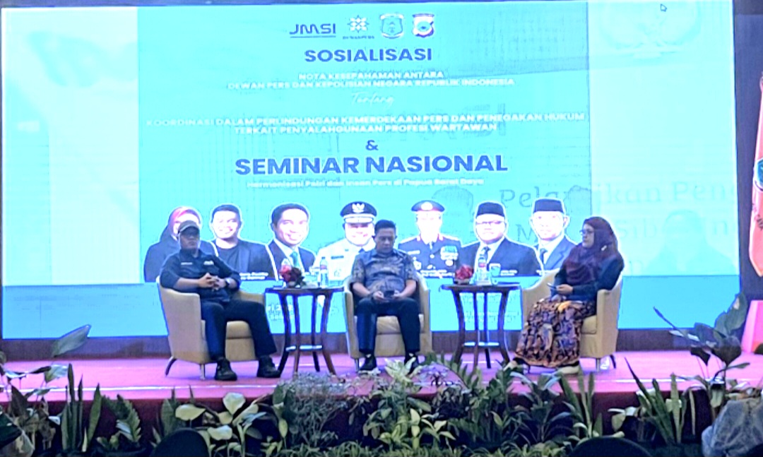 JMSI Papua Barat Daya Gelar Seminar Nasional, Perkuat Harmonisasi Polri dan Pers.
